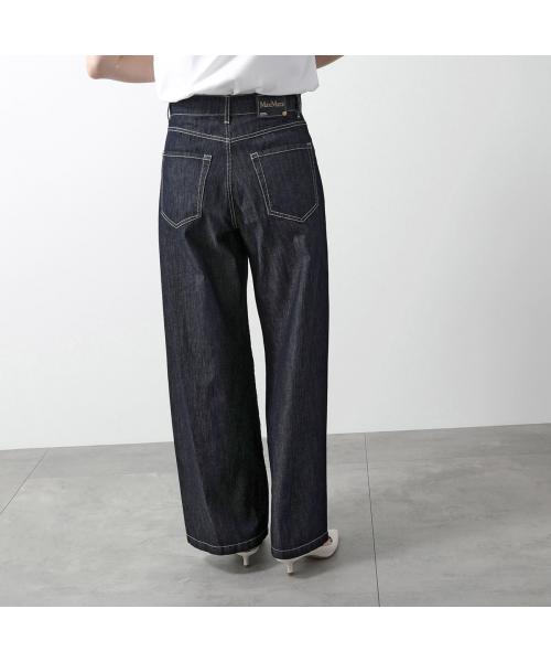 ☆S MaxMara☆ ワイドレッグデニムジーンズ ZUCCHERO S MAXMARA MAX MARA エス マックスマーラ デニムパンツ ZUCCHERO