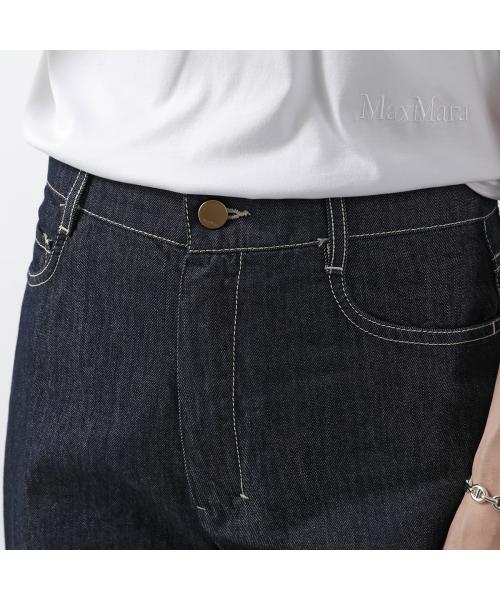 S MAX MARA エスマックスマーラ ZUCCHERO ワイド デニムパンツ S MAX MARA ZUCCHERO[ズッケロ] ワイド フィット デニム パンツ