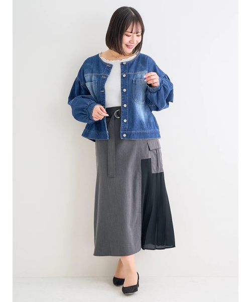 セール 55%OFF】リジェイ＆スプル Re－J&SUPURE アシメプリーツ