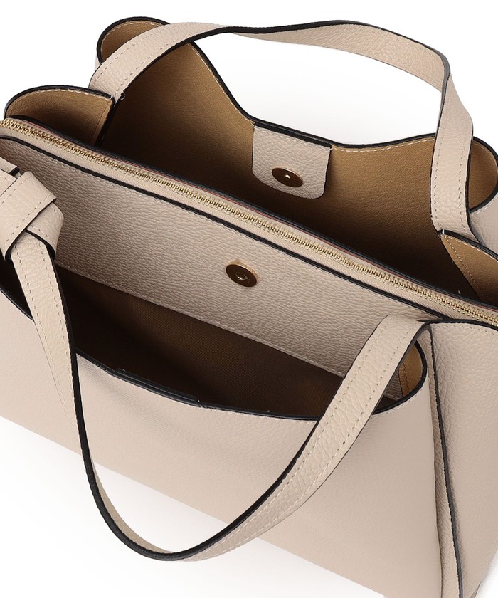 セール 30%OFF】MILOS: A4 リボン パーテーション レザー トート