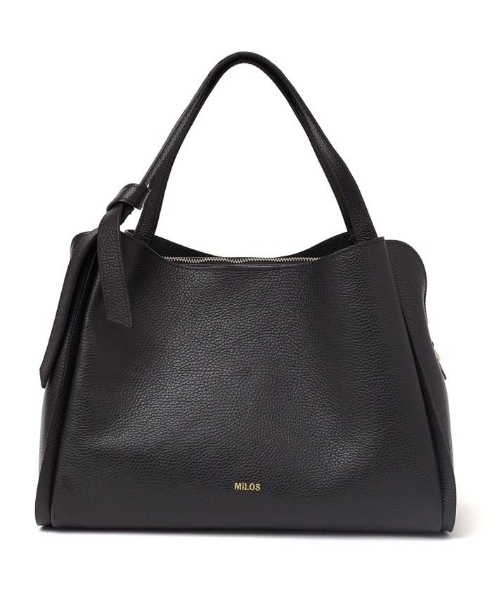 セール 30%OFF】MILOS: A4 リボン パーテーション レザー トート