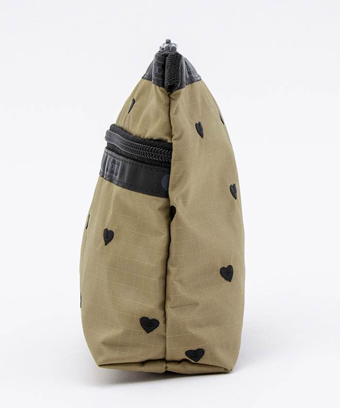 ■LeSportsac■RECTANGULAR COSMETIC ハートエンブロイダリー RECTANGULAR COSMETICベリーハートエンブロイダリー（ポーチ