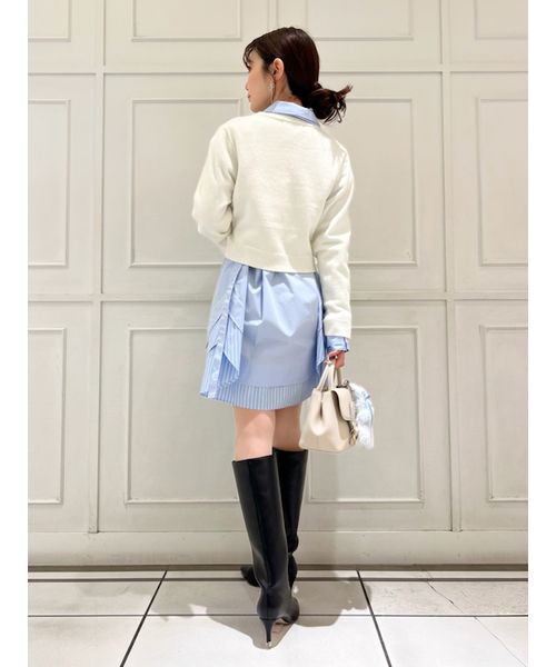 Sustainableレイヤードシャツチュニック(シャツ・ブラウス