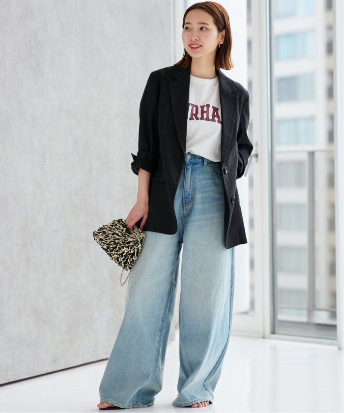 セール 30%OFF】コットンリネンシングルジャケット(507849487