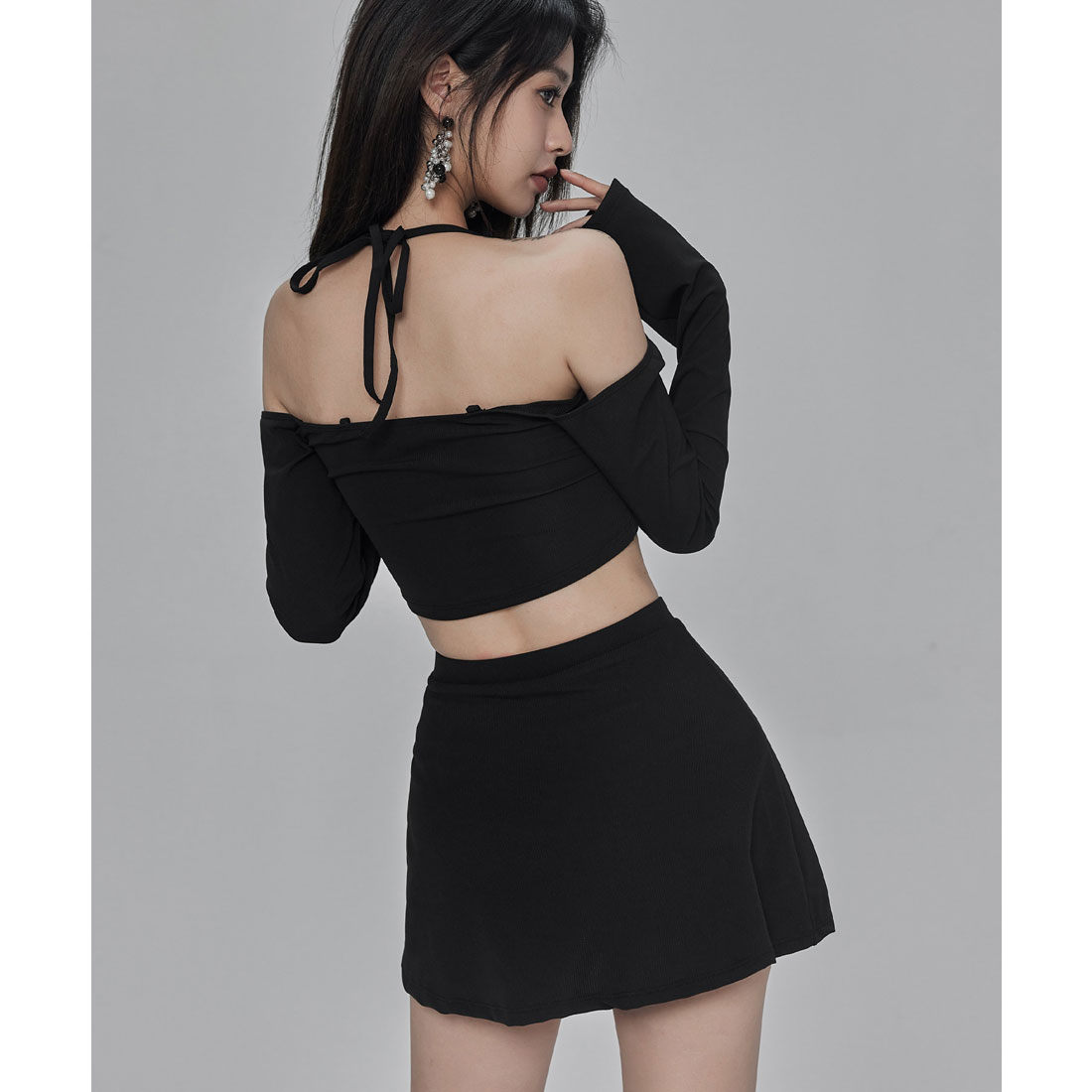 オシャレボ OSYAREVO 【ネット限定】オフショルダー ロング