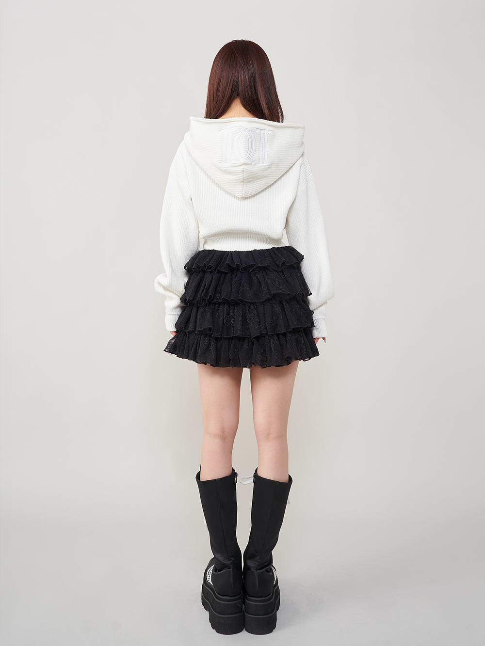 ダーリッチ Darich DDショートニットジップパーカー(507852105 ダーリッチ Darich DDショートニットジップパーカー(507852105