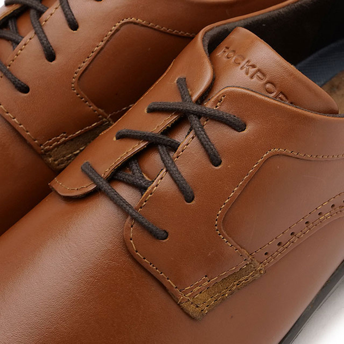 ロックポート ROCKPORT SOMERSET PLAIN TOE TAN [CJ1748