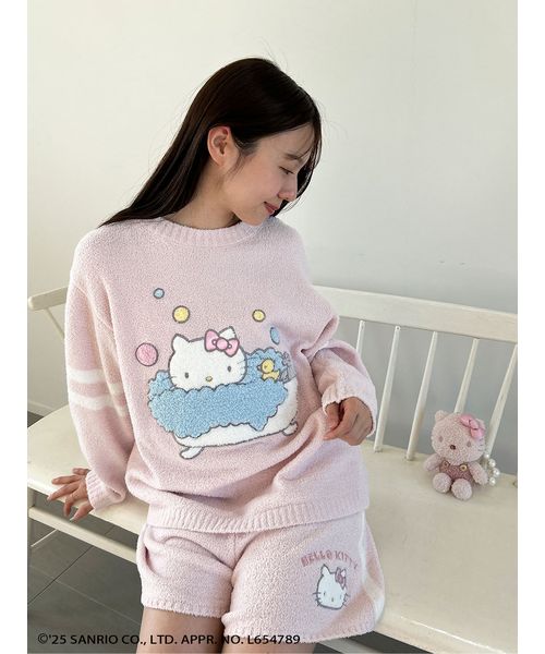 WEB限定カラーあり】【HELLO KITTY】ニットプルオーバー