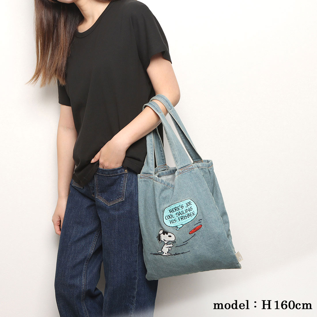 ルートート ROOTOTE SNOOPY スヌーピー 刺繍 トートバッグ IP