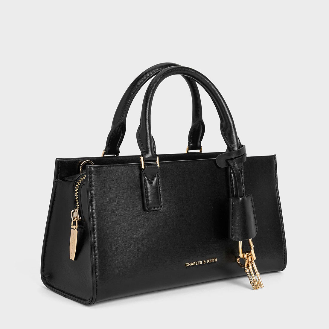Kerry ミニケリー トートバッグ - ブラック | CHARLES & KEITH
