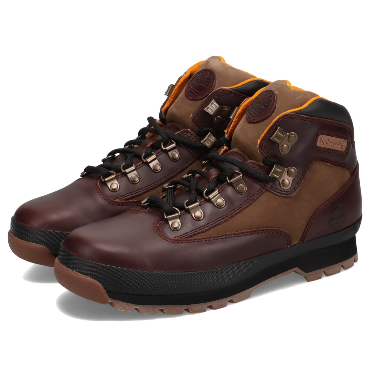 箱付 Timberland EUROHIKER ブーツ レザー 27cm 定番】ユーロ ハイカー ハイキング ブーツ メンズ
