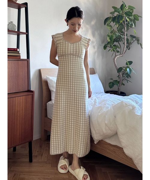 ギンガムチェックワンピース(507862236) | SNIDEL HOME(SNIDEL ギンガムチェックワンピース(507862236) | SNIDEL HOME(SNIDEL