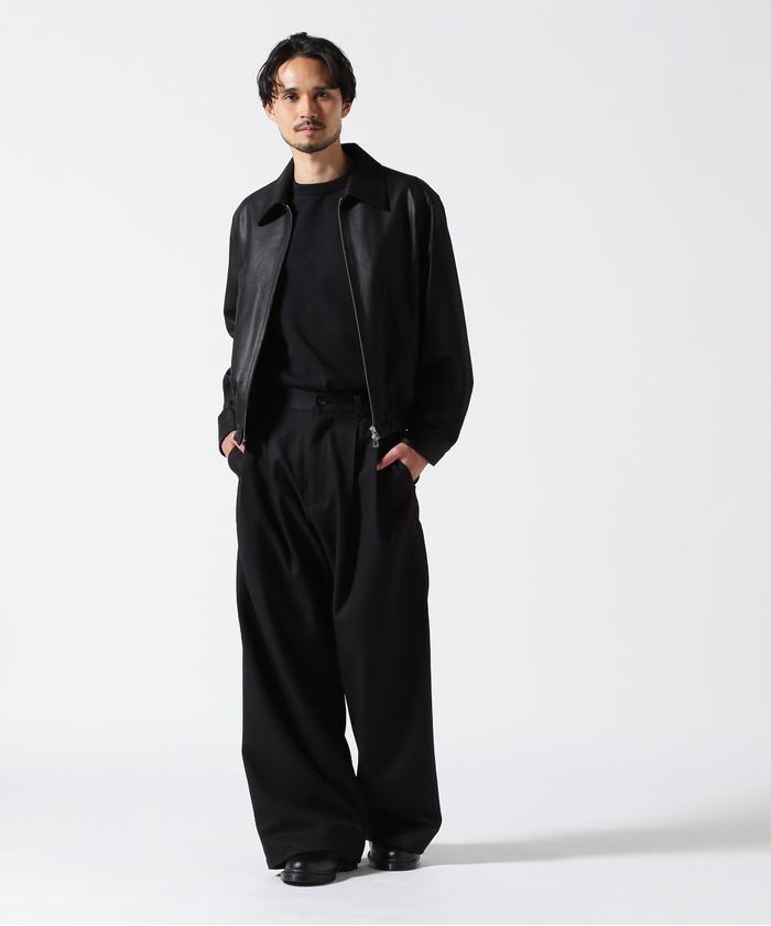 YOKE/ヨーク/GOAT SUEDE NAPPALAN LEATHER ZIP BLOUSON