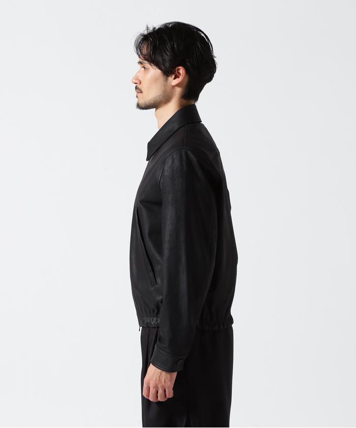 YOKE SHEEP SUEDE COVERALL JACKE ヨーク YOKE/ヨーク/GOAT SUEDE NAPPALAN LEATHER ZIP BLOUSON