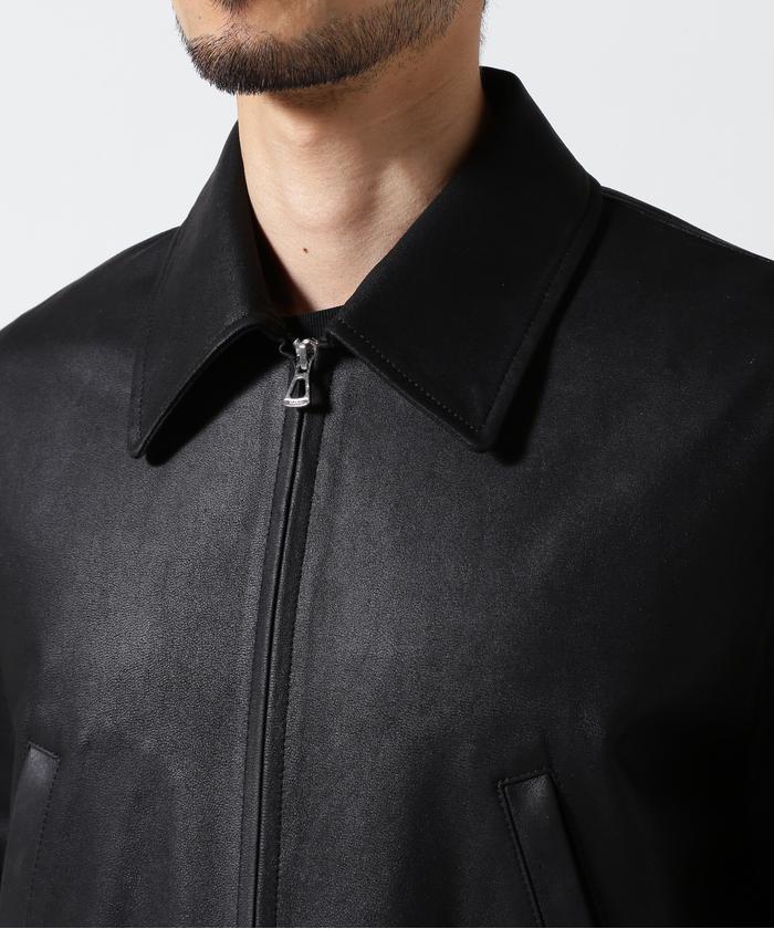 YOKE/ヨーク/GOAT SUEDE NAPPALAN LEATHER ZIP BLOUSON