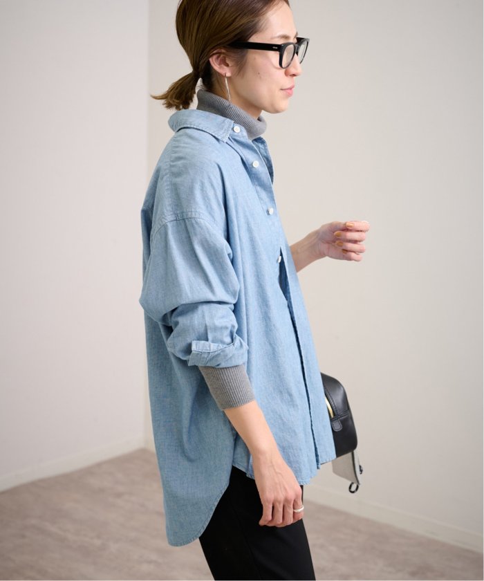 Spick & Span スピックアンドスパン ダンガリーシャツ2 デニムシャツ Spick & Span スピックアンドスパン ダンガリーシャツ2 デニム