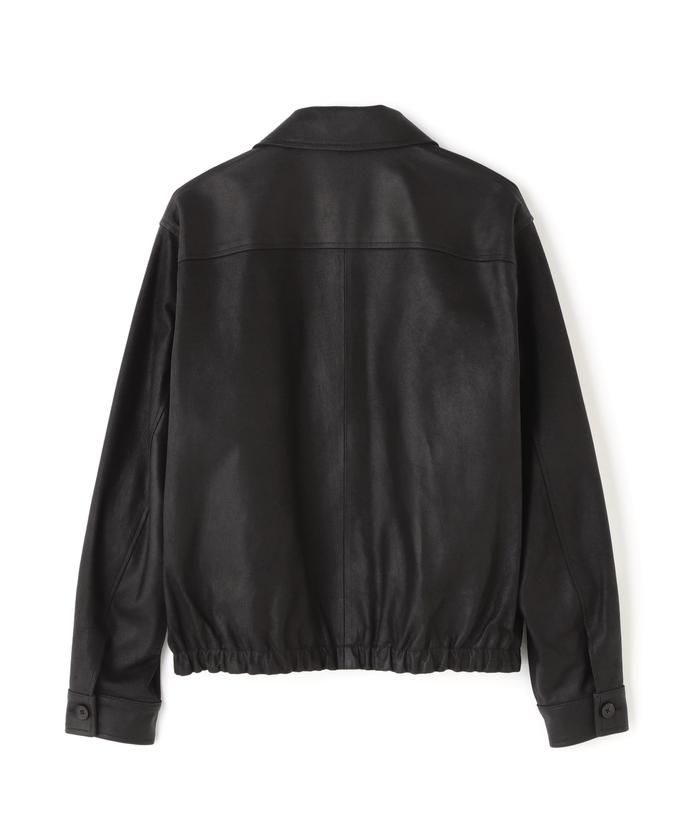 GOAT SUEDE NAPPALAN LEATHER ZIP BLOUSON | YOKE