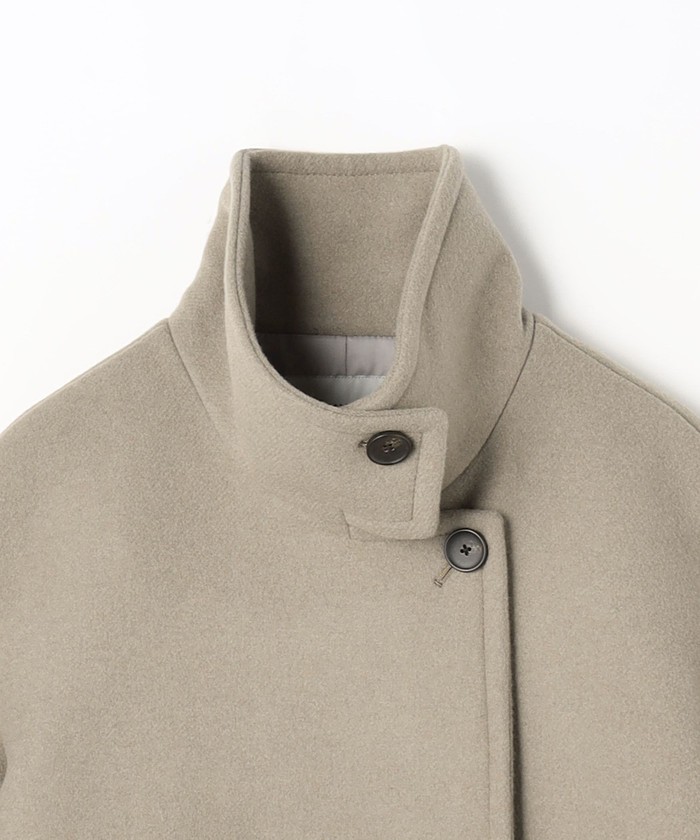 SENTDALE WOOL スタンドカラー ミドル コート 2(507827416 SENTDALE WOOL スタンドカラー ミドル コート 2(507827416