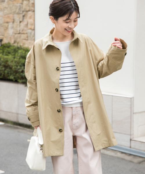 セール 30%OFF】スタンドカラーミドルコート(507872295