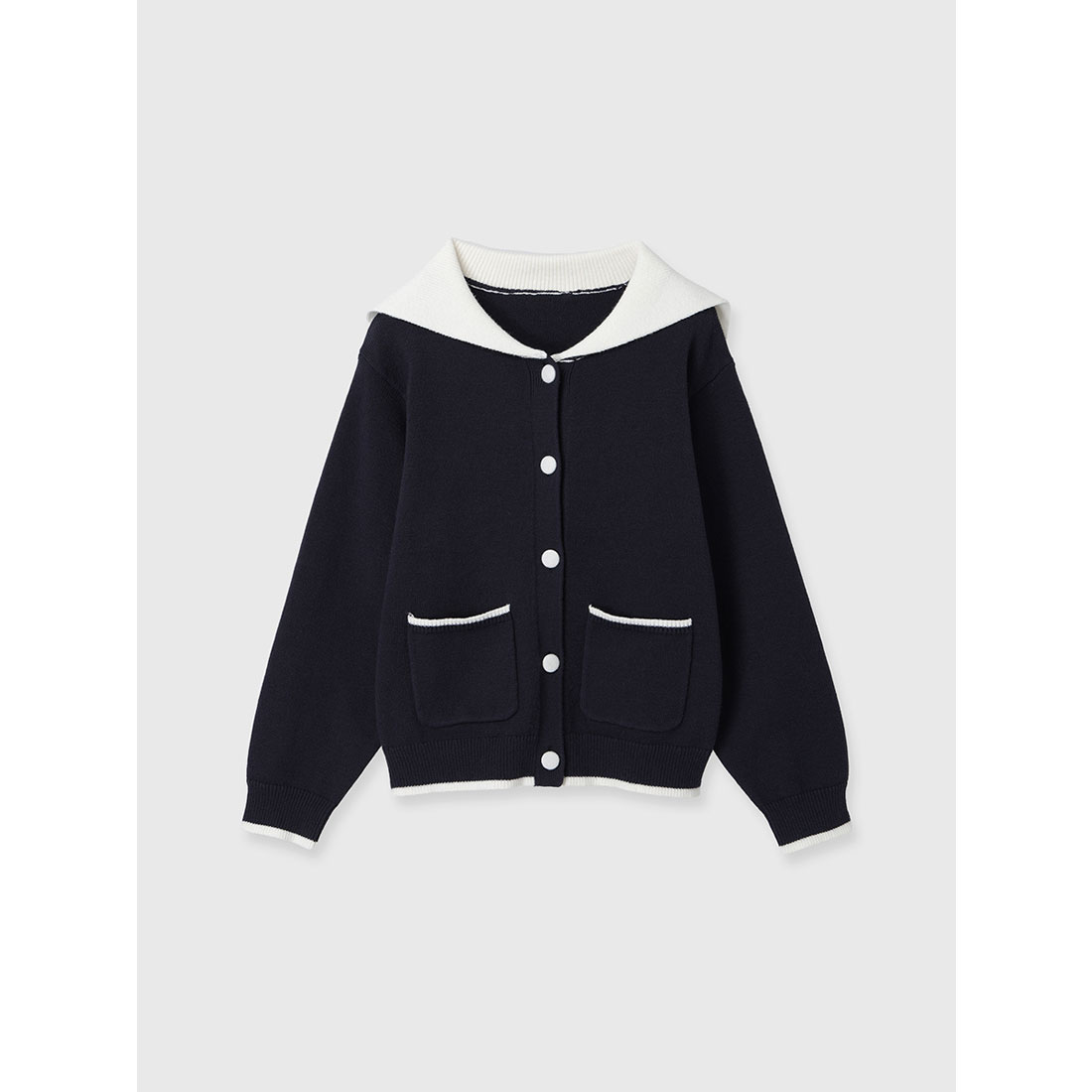 エイミーイストワール eimy istoire セーラーカラーニットTOPS エイミーイストワール eimy istoire セーラーカラーニットTOPS