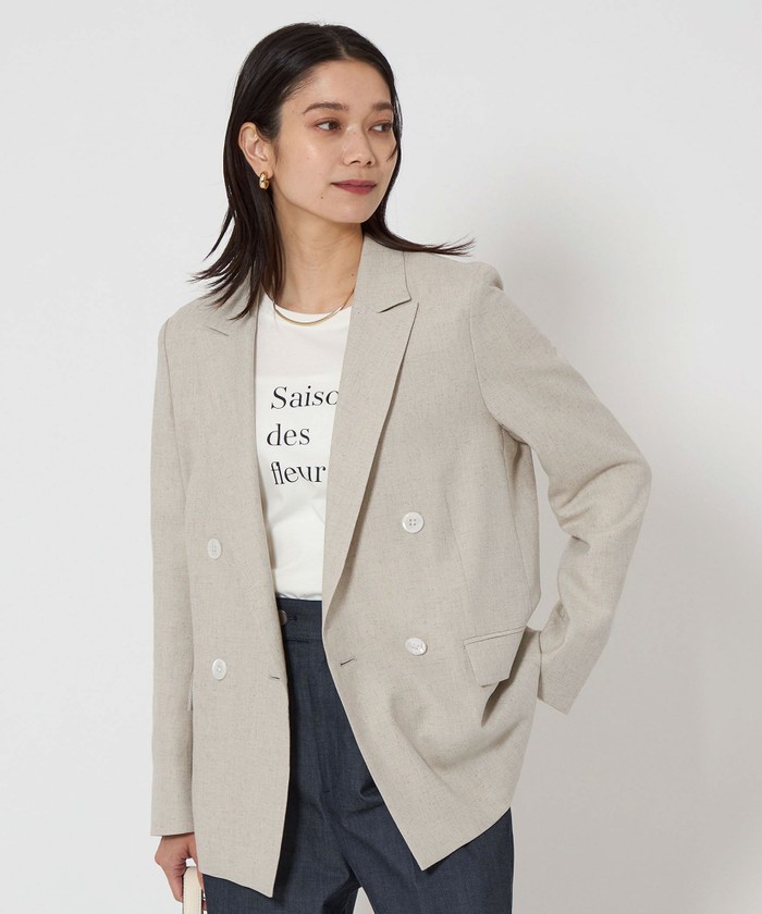 セール 40%OFF】［size SHORTあり］リネンライク ダブル
