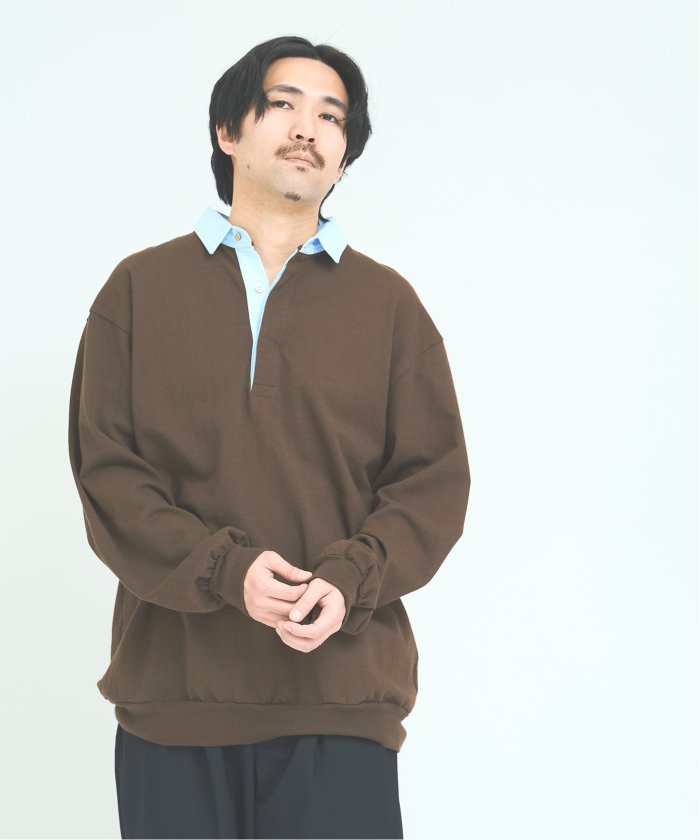 journal standardラガーシャツ 20/2 BD スタンド ラガー シャツ（Tシャツ／カットソー