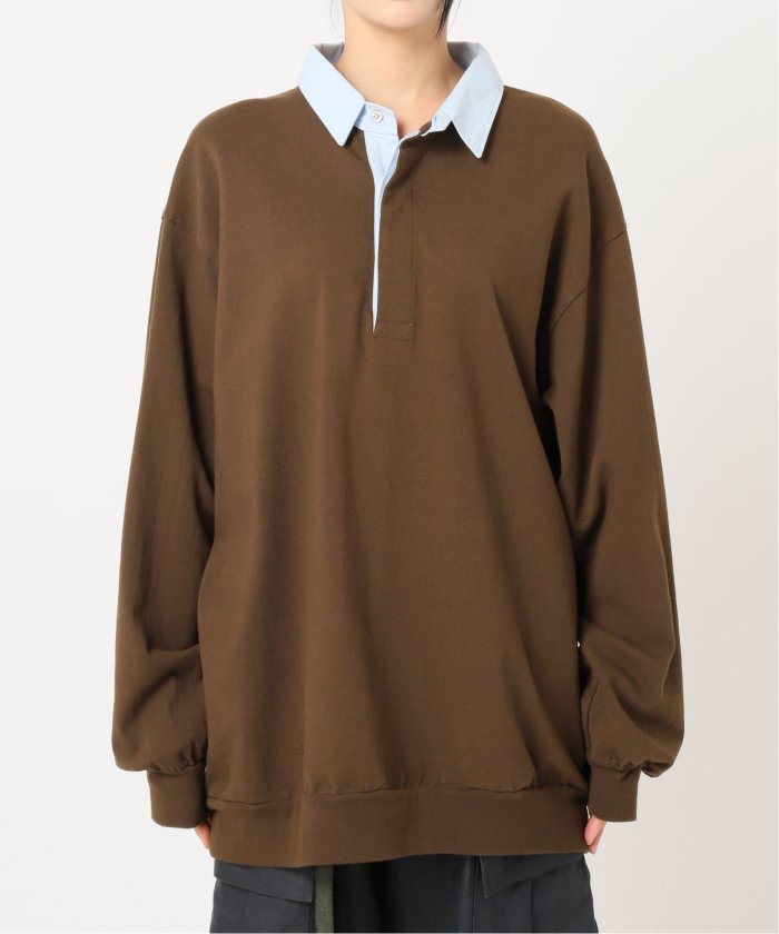 journal standardラガーシャツ LADY'S NEW ARRIVAL 】 ⁡ ⁡ ⁡ ［JOUNALSTANDARD］ ⁡ EMBROIDARY