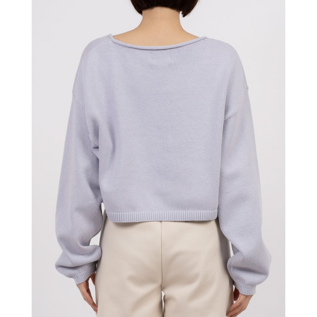 トップス CLANE ROLL NECK SHORT KNIT TOPS クラネ CLANE ROLL NECK SHORT KNIT TOPS （BLACK
