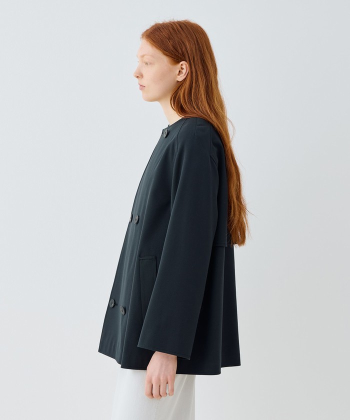 GALERIE VIE コットンウールギャバジンショートトレンチコート グリーン 楽天市場】【SALE／30%OFF】コットンウールギャバジン ショート