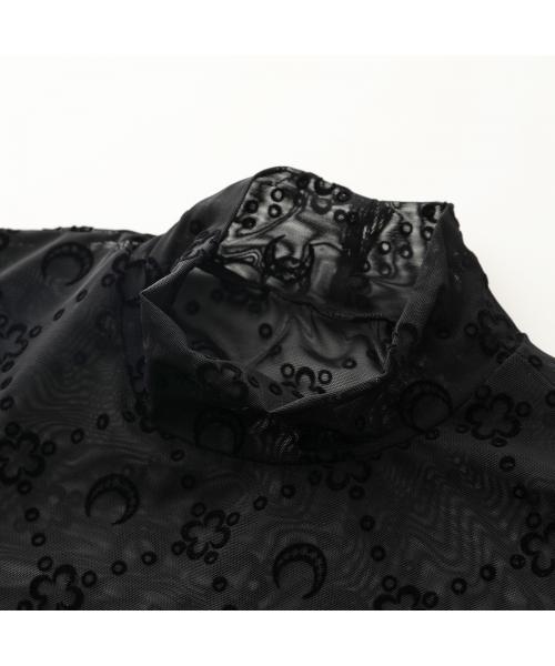 Marine Serre カットソー WTO388 CJER0005 メッシュ セール】マリーン セル MARINE SERRE Marine Serre カットソー