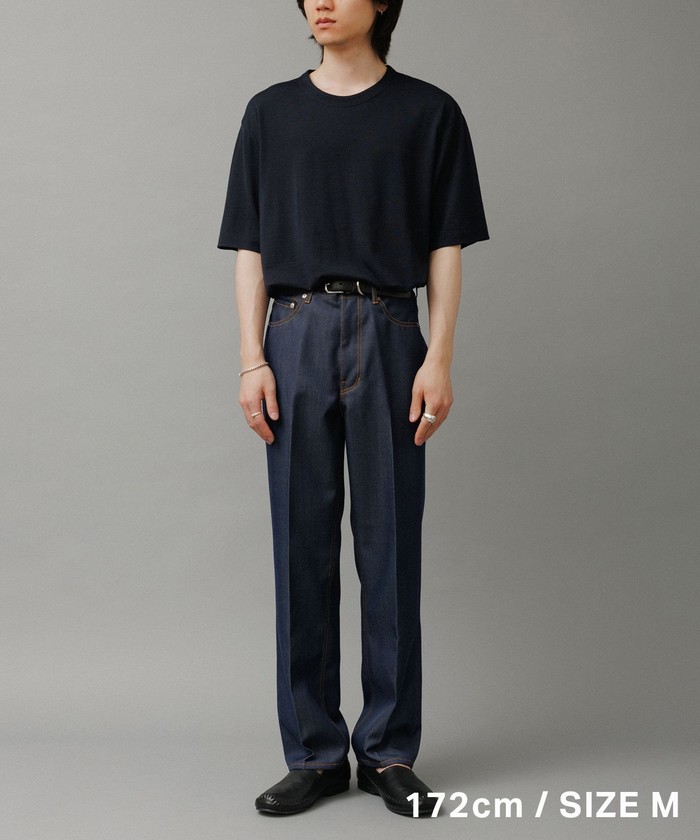 【新品】ADAM ET ROPÉ NIKKE ワイドイージースラックスデニム ADAM ET ROPÉ HOMME(アダム エ ロペ オム) / NIKKE ワイド