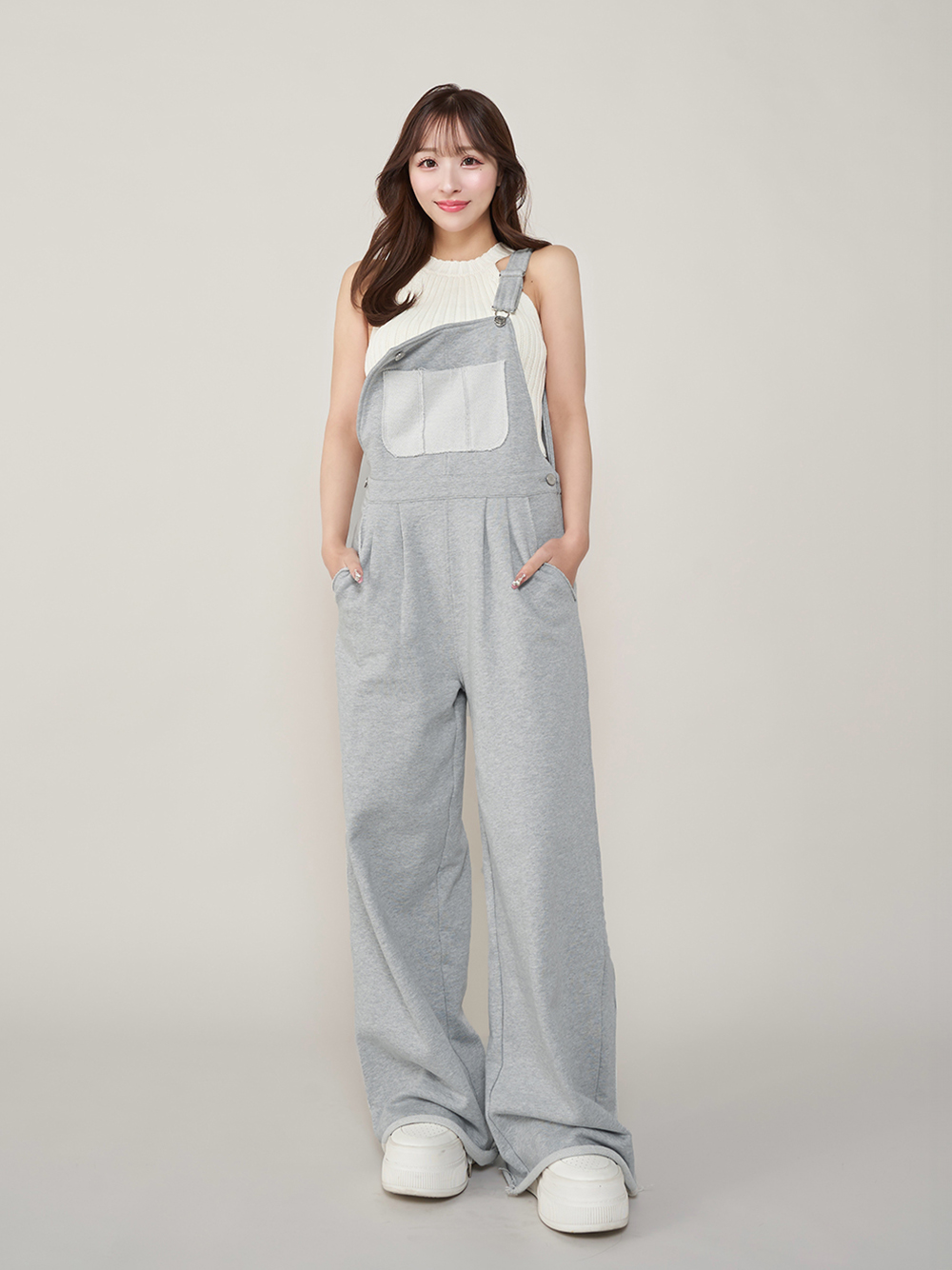 ダーリッチ Darich スウェットワイドサロペット(507890398 ダーリッチ Darich スウェットワイドサロペット(507890398
