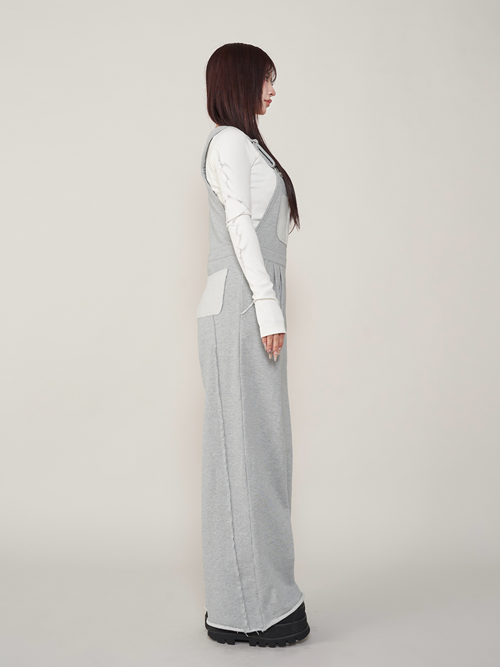 ダーリッチ Darich スウェットワイドサロペット(507890398 ダーリッチ Darich スウェットワイドサロペット(507890398