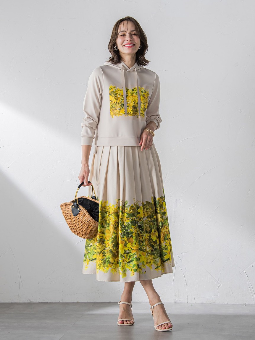 セール 30%OFF】ビアッジョブルー Viaggio Blu ミモザプリント
