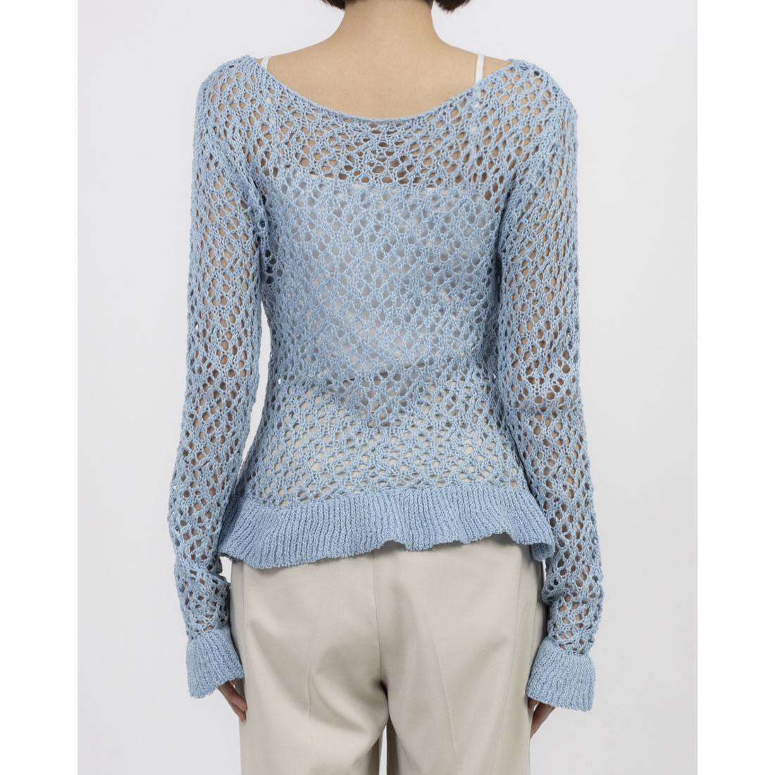 クラネ CLANE BOAT NECK CROCHET KNIT TOPS(507895012) | クラネ クラネ CLANE BOAT NECK CROCHET KNIT TOPS(507895012) | クラネ