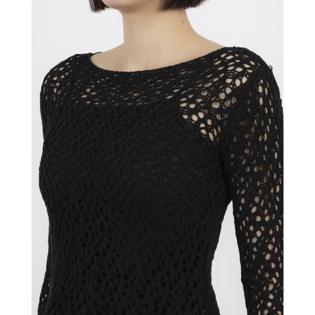 クラネ CLANE BOAT NECK CROCHET KNIT TOPS(507895012) | クラネ クラネ CLANE BOAT NECK CROCHET KNIT TOPS(507895012) | クラネ