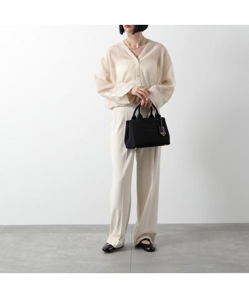＊PRADA＊ プラダ ダブルストラップバレリーナ 1F794NF005008 セール】プラダ PRADA PRADA バレエシューズ 1F794N 3A9S ダブル