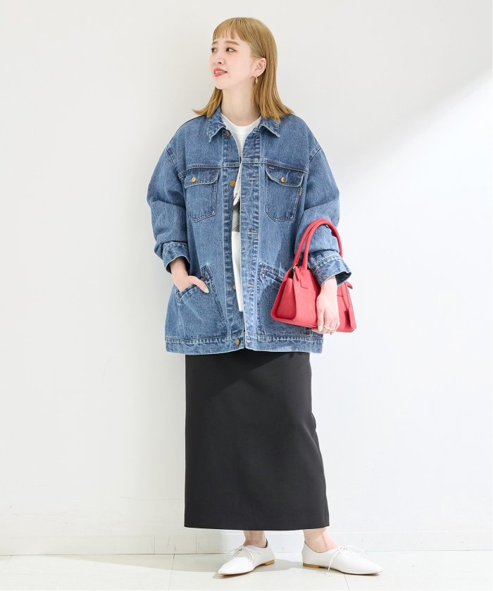 DU JOUR/デュ ジュール RIDING JEAN JACKET(507898421) | ベー