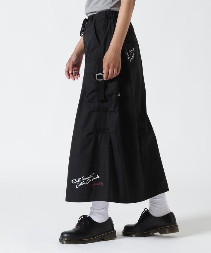 *AVIREX* フライングタイガー プリントスカート FLYING TIGERS PRINT SKIRT/フライングタイガープリントスカート