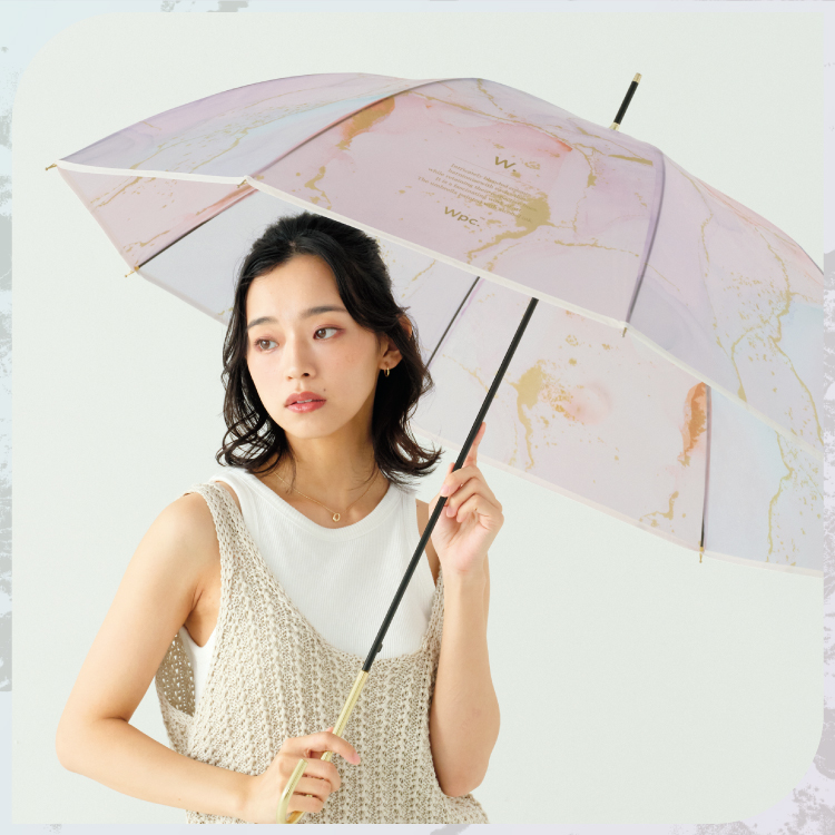 セール】【Wpc.公式】［ビニール傘］インクアートアンブレラ
