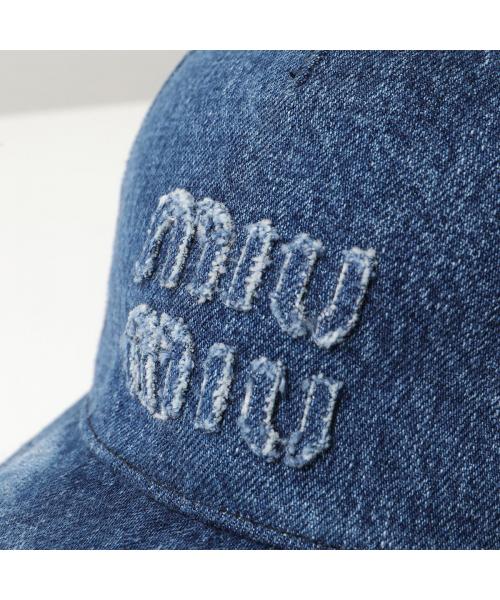 ミュウミュウ Miu Miu MIUMIU ベースボールキャップ 5HC179 2CL4 ミュウミュウ Miu Miu MIUMIU ベースボールキャップ 5HC179 2CL4