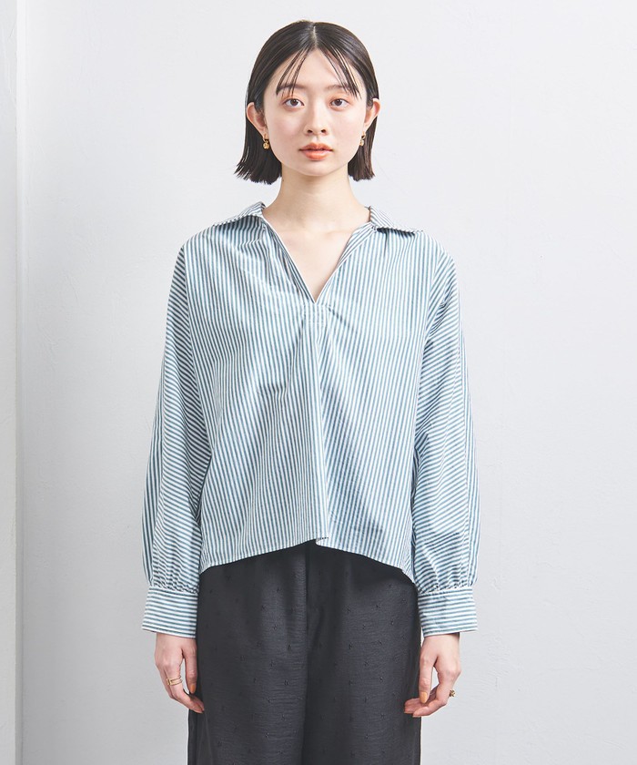 セール】【別注】＜TICCA＞ストライプ シャツワンピース（シャツ