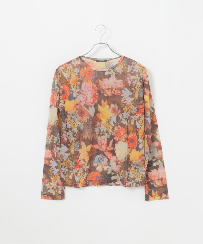 フラワーシアーロングスリーブTシャツ(507875012) | ジャーナル