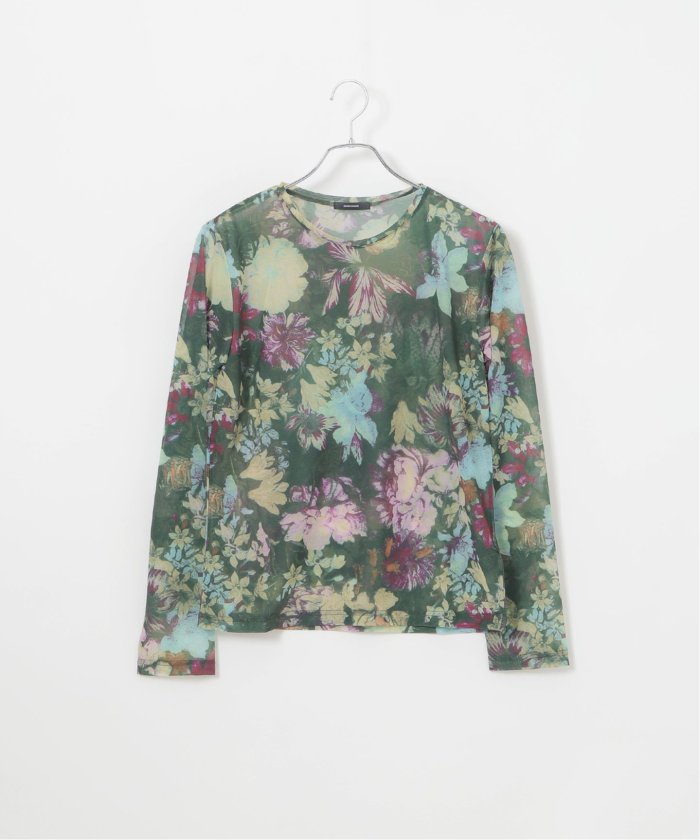 フラワーシアーロングスリーブTシャツ(507875012) | ジャーナル