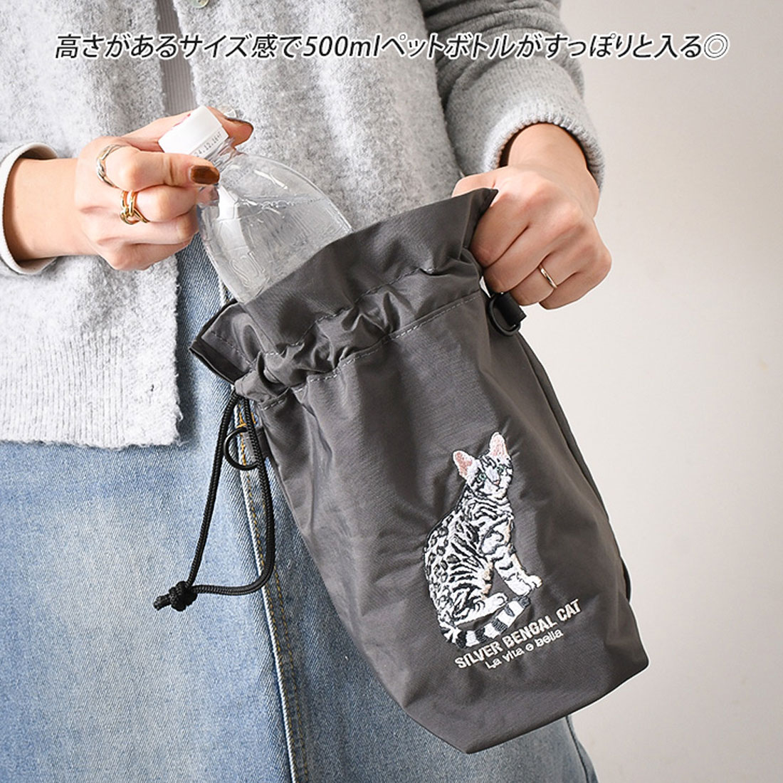 ロラライハリス♡ターコイズブルーベルベット♡刺繍の丸い巾着ショルダーバッグ セール】リアルスタイル REAL STYLE ショルダーバッグ