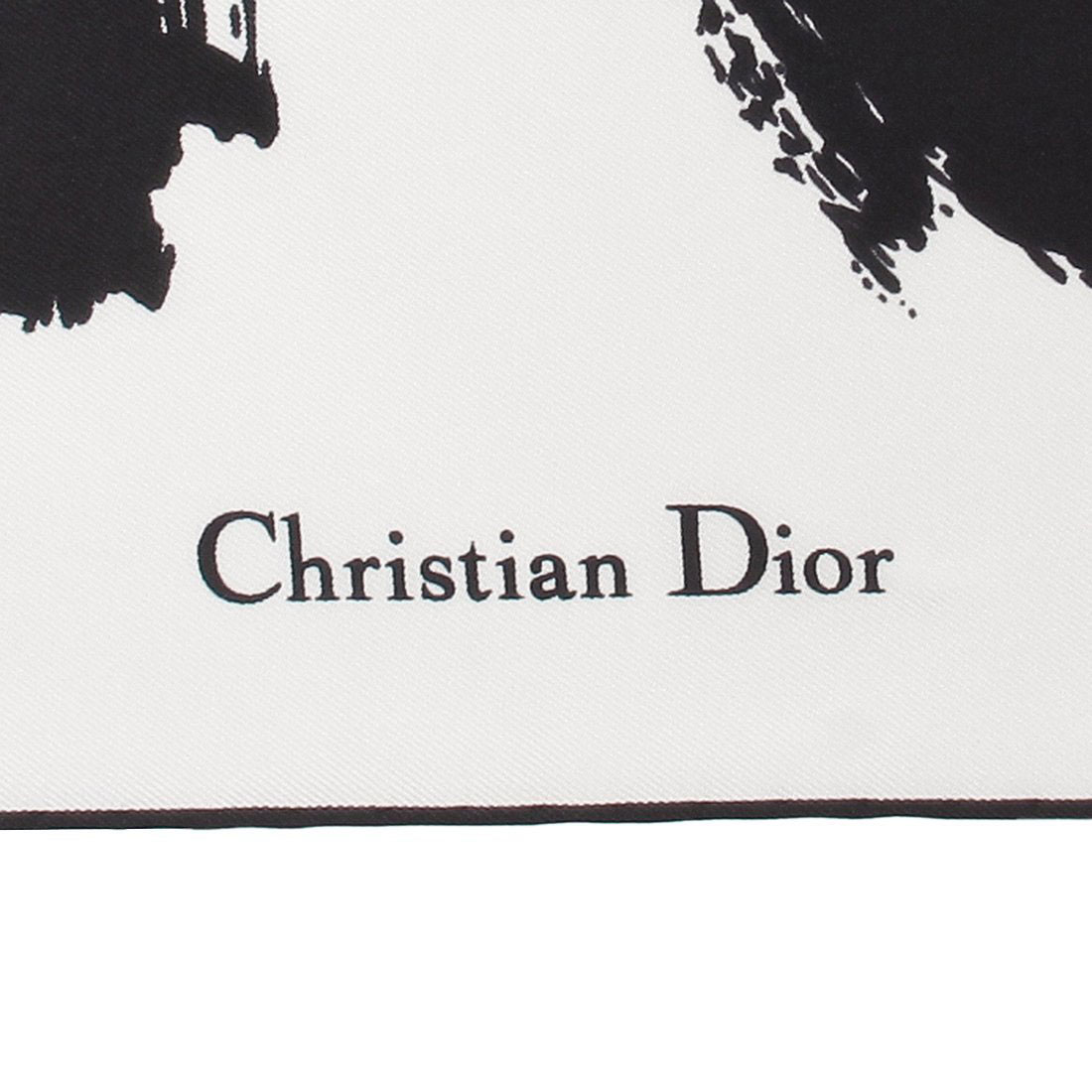 ディオール Dior スカーフ バンダナ ブラック ホワイト ディオール Dior スカーフ バンダナ ブラック ホワイト