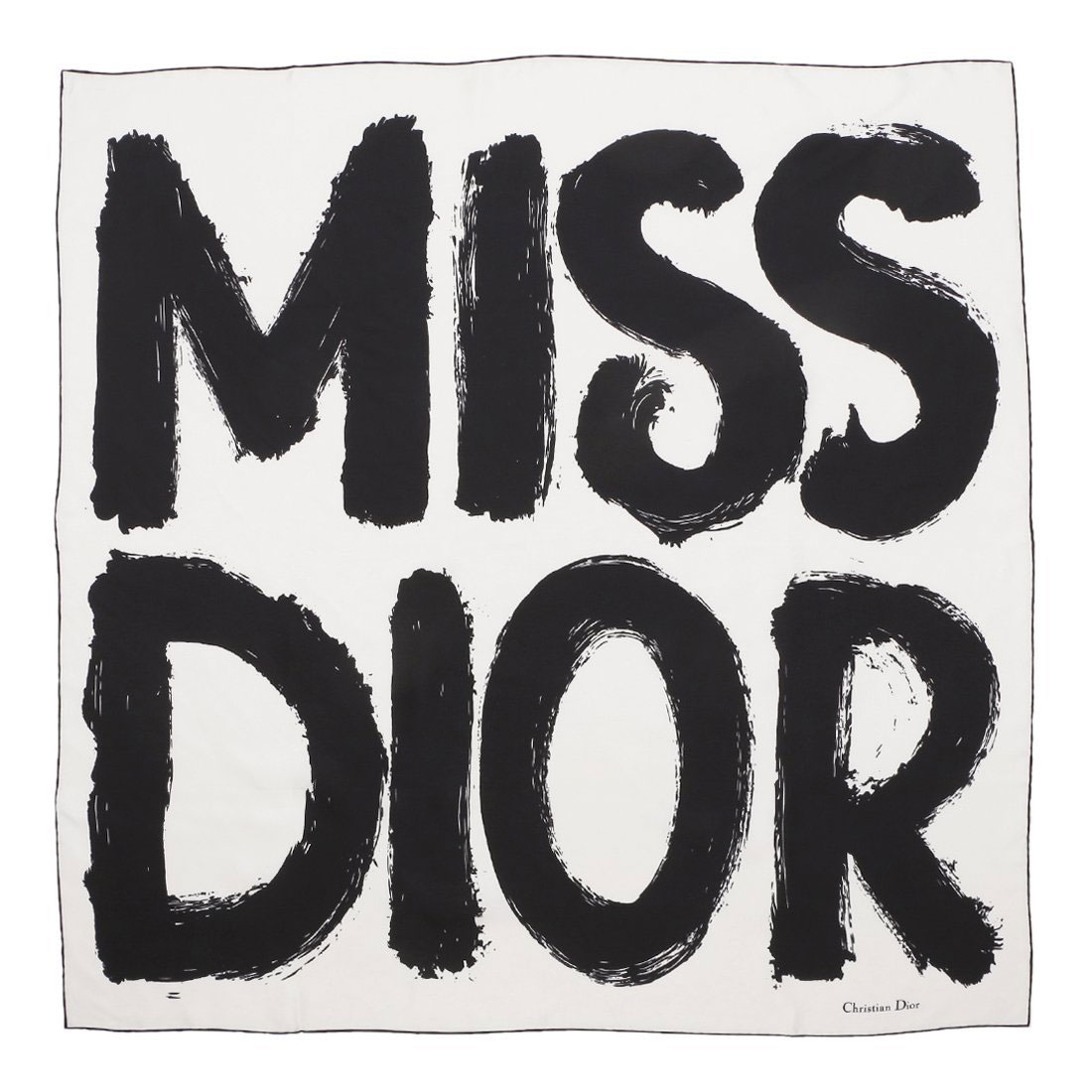 ディオール Dior スカーフ バンダナ ブラック ホワイト ディオール Dior スカーフ バンダナ ブラック ホワイト