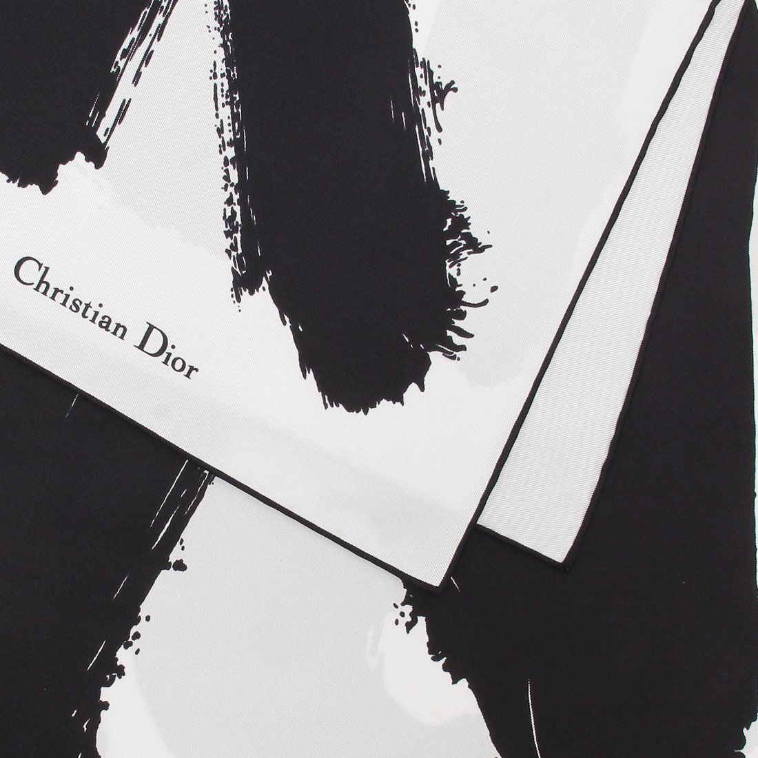 ディオール Dior スカーフ バンダナ ブラック ホワイト ディオール Dior スカーフ バンダナ ブラック ホワイト