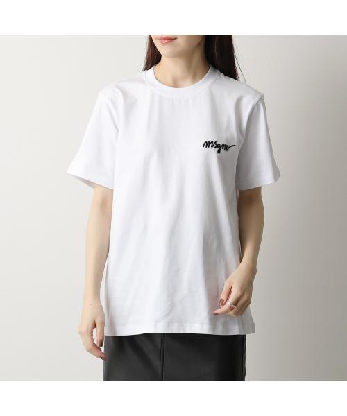 MSGM 半袖 Tシャツ MDM540 ロゴ刺繍 エムエスジーエム MSGM MSGM 半袖 Tシャツ MDM540 ロゴ刺繍 （12