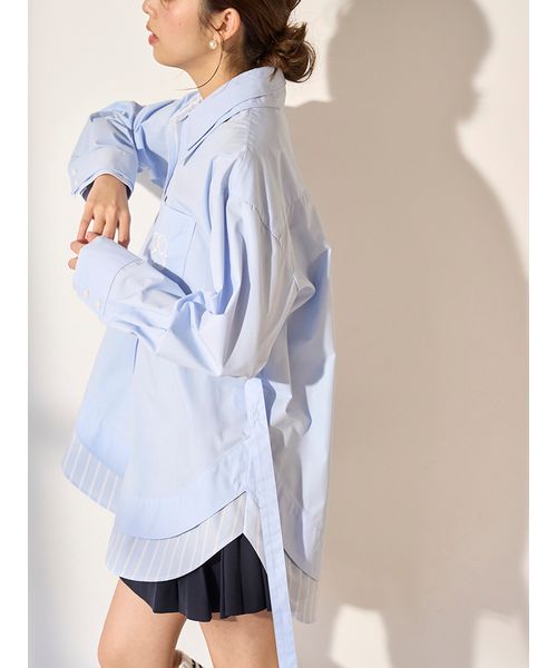 【数量限定】旧モデル在庫処分セールを開催します！ セール】Sustainableレイヤードシャツチュニック(507846864 トップス